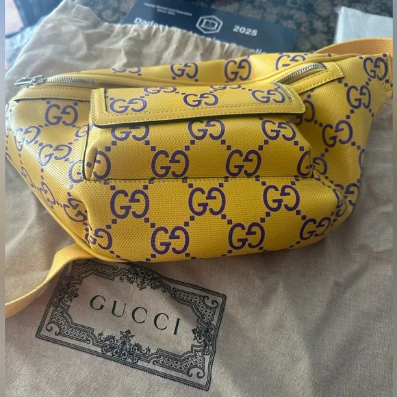 Gucci Yellow Designer Women's Bag - Picture 2 of 5